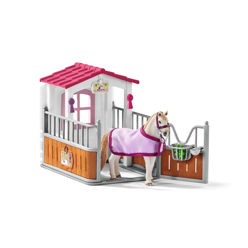 Horse Stall with Lusitano Mare by Schleich