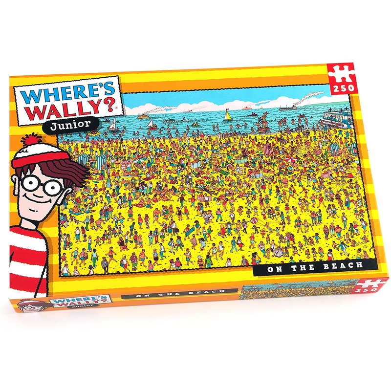 Where's Wally? Junior - On the Beach 250p Puzzle