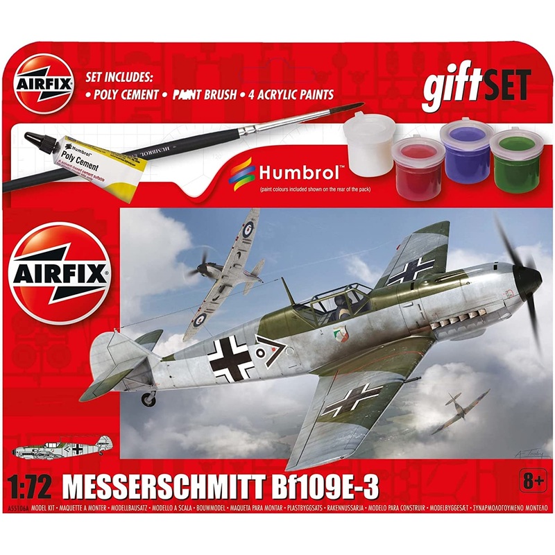 Airfix Small Starter Gift Set - Messerschmitt Bf109E-3