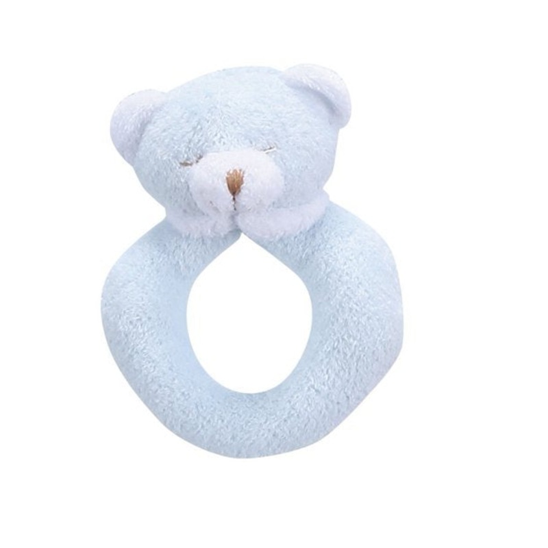 Blue Bear Ring Rattle