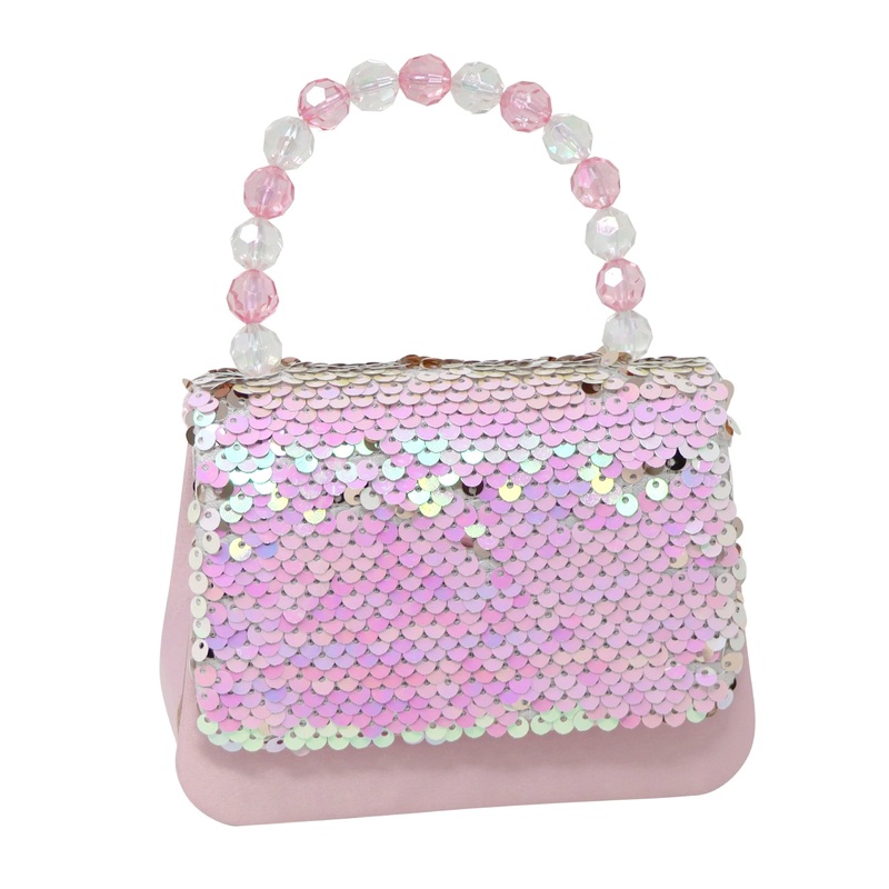 Unicorn Princess Pink Sequin Flip Handbag