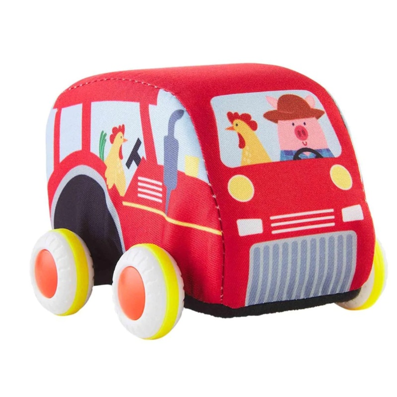 Tractor Plush Pull Back Car