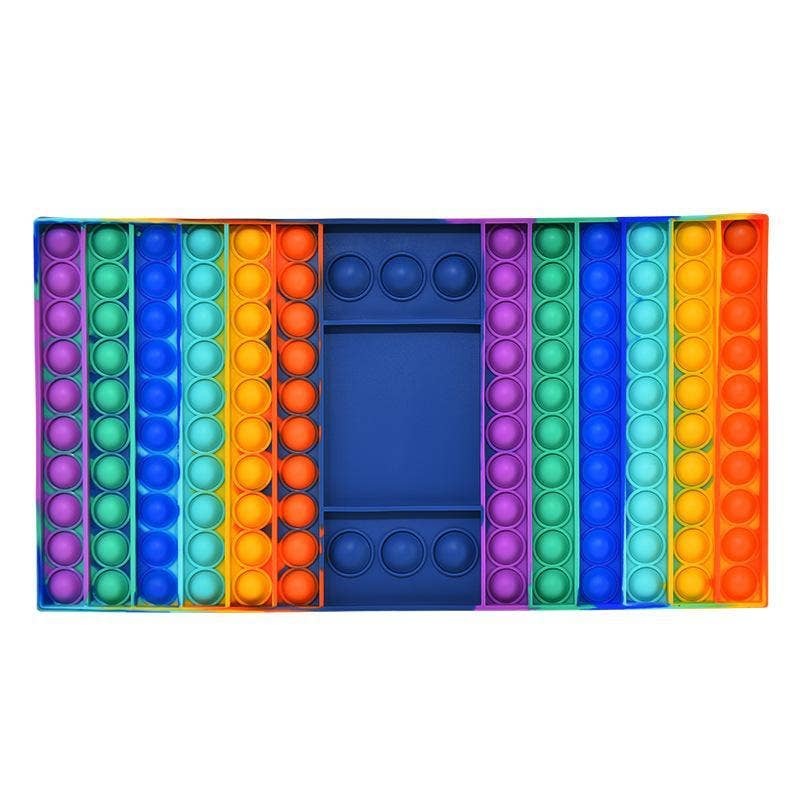Big Size Rectangle Shaped Push Game And Dice Board Fidget Toy