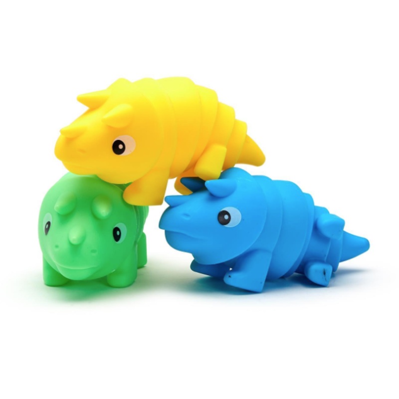 Triceratops Twist Dinosaur Fidget - Assorted