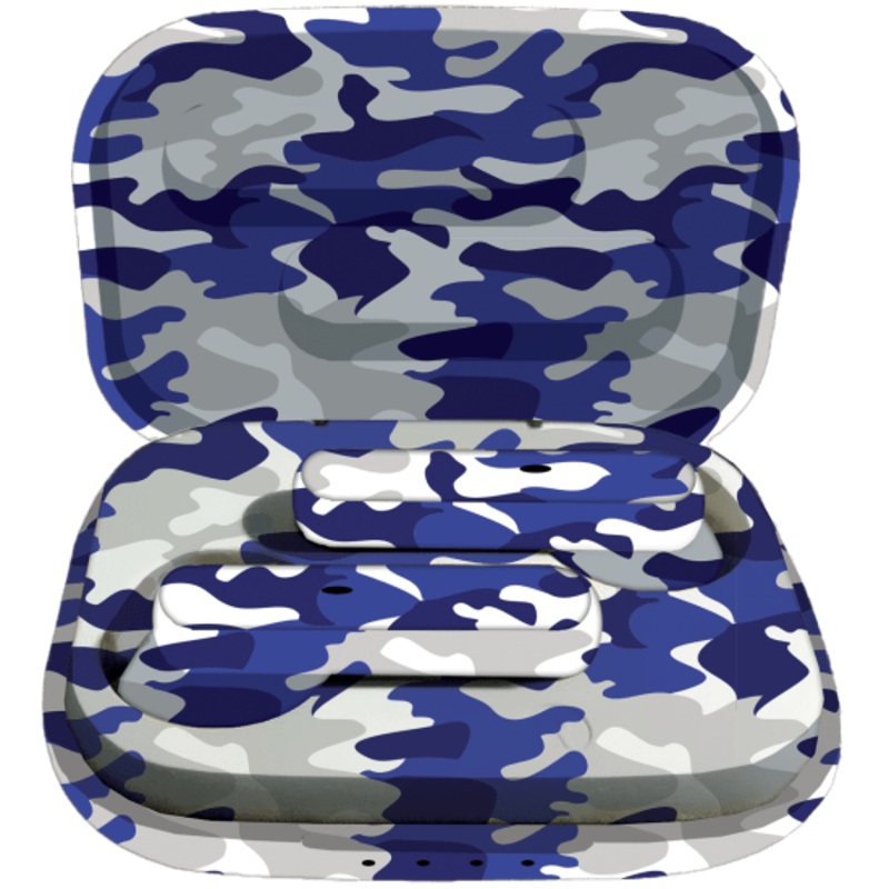 Blue Camo Ear Buds