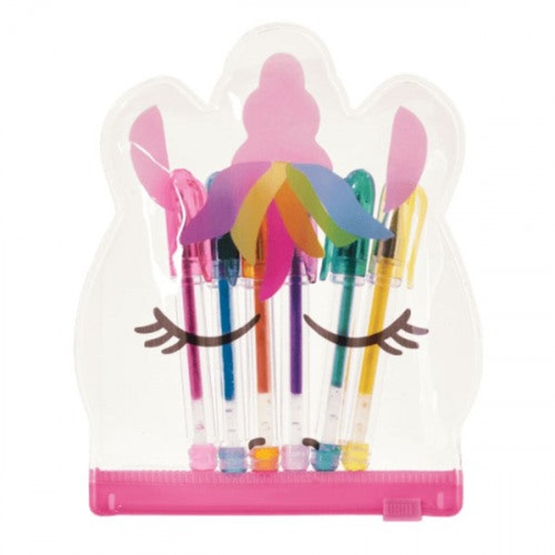 Unicorn Mini Color Gel Pen Set In Bag