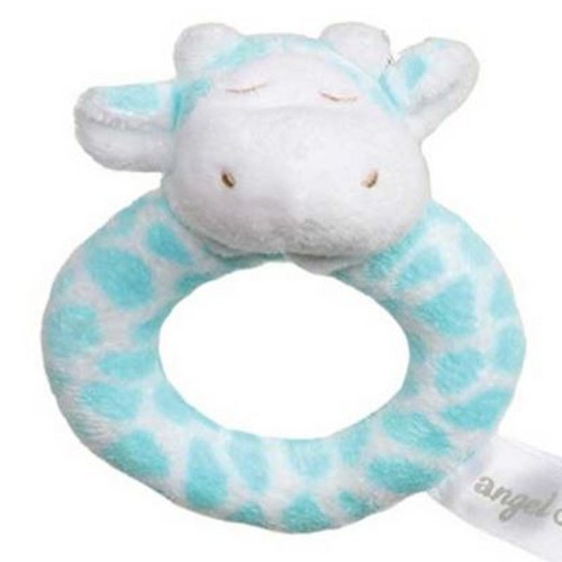 Turquoise Giraffe Ring Rattle