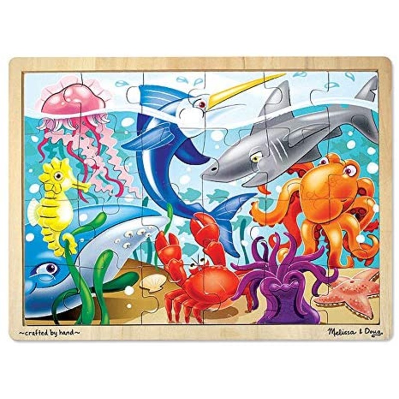 Under The Sea Wooden Jigsaw Puzzle - 24 Pieces