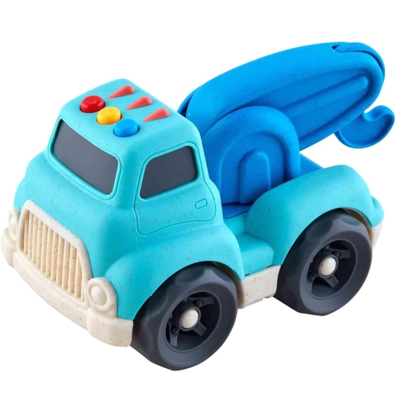 Blue Construction Truck