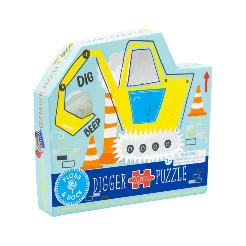 Twenty Piece Construction Jigsaw Puzzle