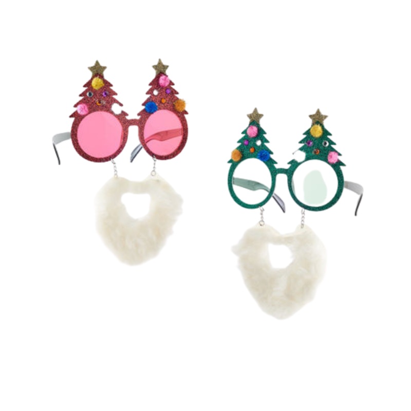 Tree Glasses With Hanging Beard