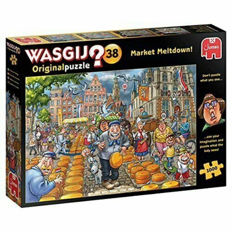 Wasgij 1000pc Market Meltdown