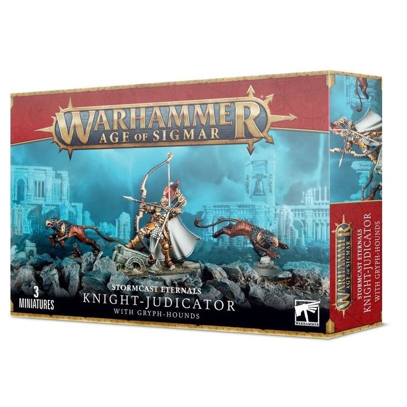 AOS Stormcast Eternals Knight-Judicator With Gryph-Hounds 96-49