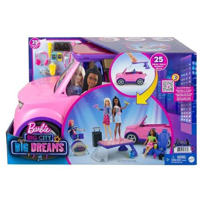 Barbie Big City Big Dreams Transforming Vehicle Playset