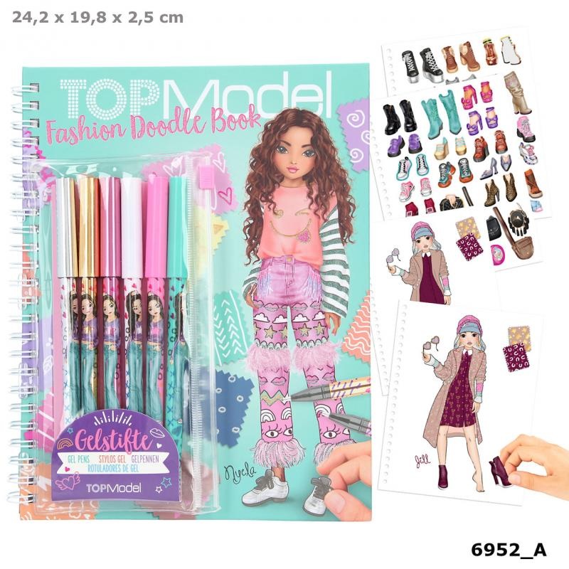 TOPModel Fashion Doodle Book
