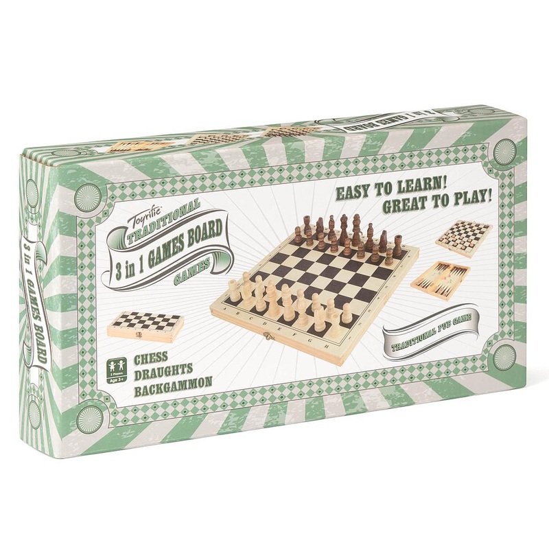 Toyrific 3 In 1 Games Board