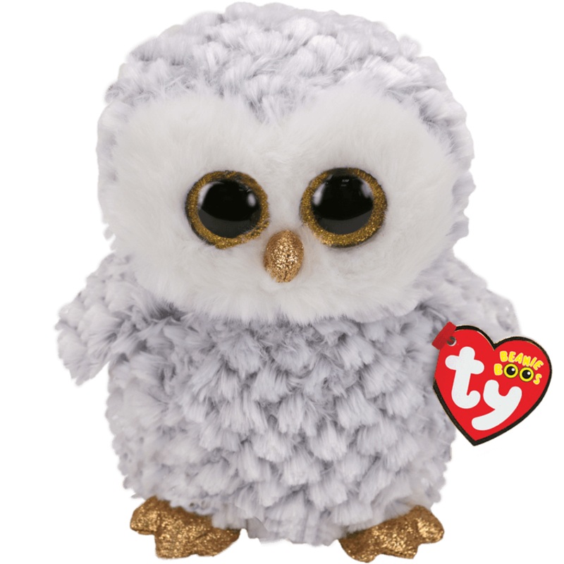 TY Beanie Boo - Owlette White Owl