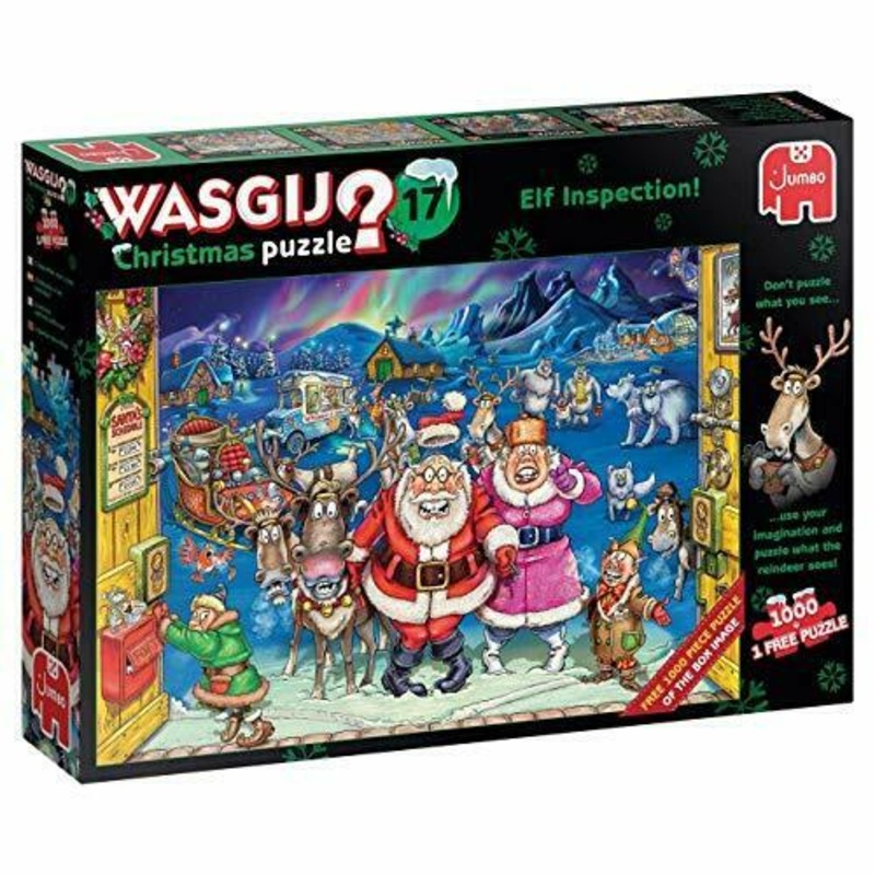 Wasgij Christmas 1000pc Elf Inspection