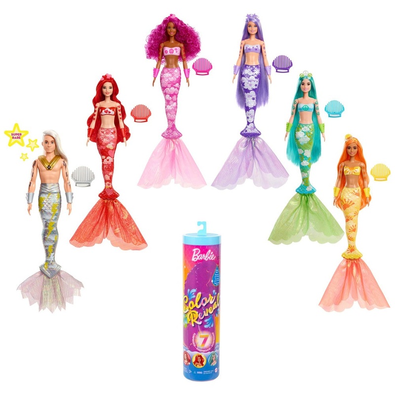 Barbie Colour Reveal Rainbow Mermaid