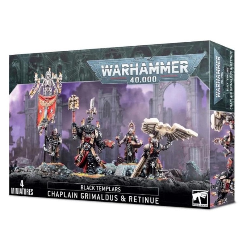 Black Templars Chaplain Grimaldus & Retinue 55-44