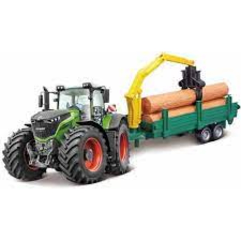 Bburago Fendt Vario With Tree Forwarder
