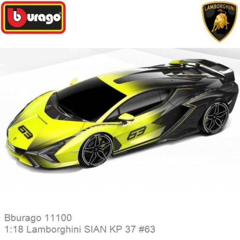 Bburago Lamborghini Sian FKP 37 1/18