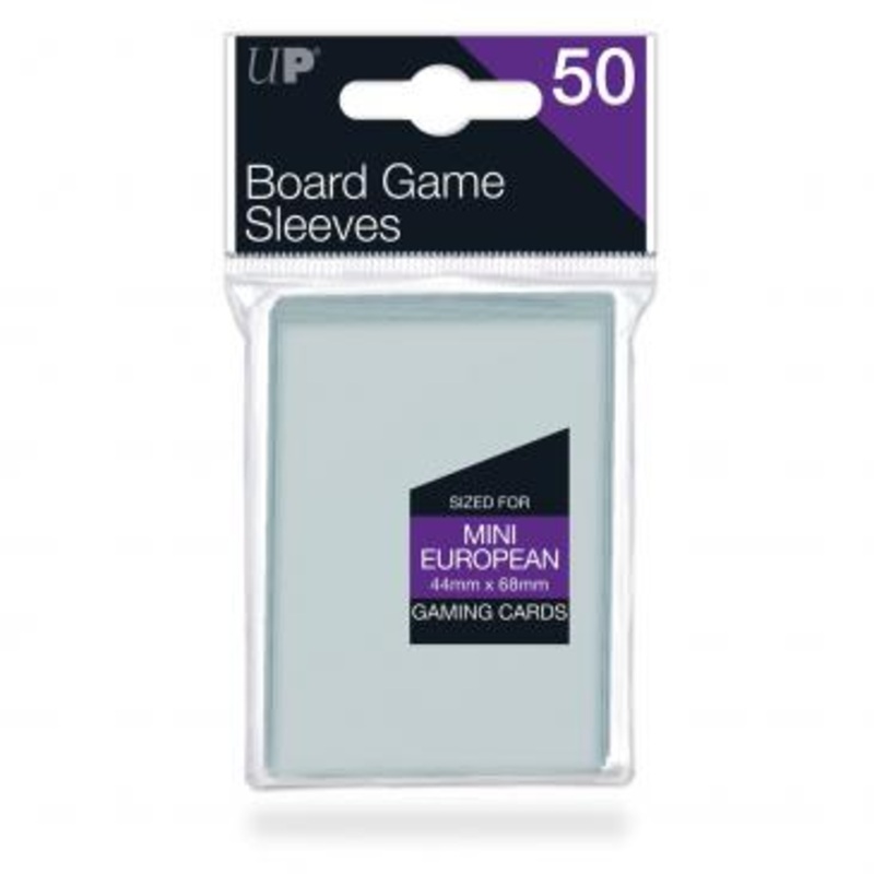 Board Game Sleeves 44mm x 68mm - Clear