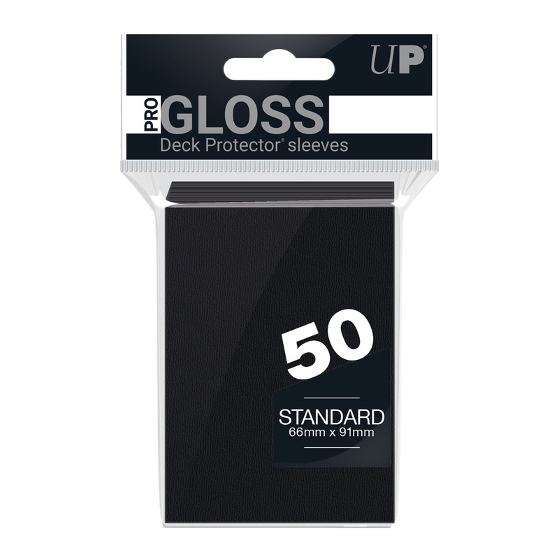 Ultra Pro Deck Protector Sleeves 66mm x 91mm - Black