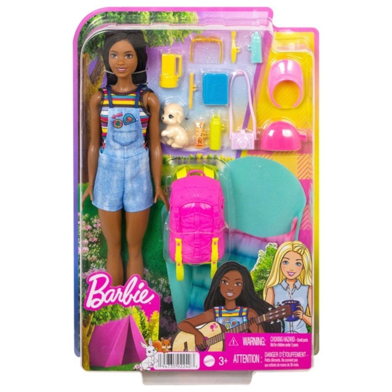 Barbie Camping Doll & Accessories - Brooklyn