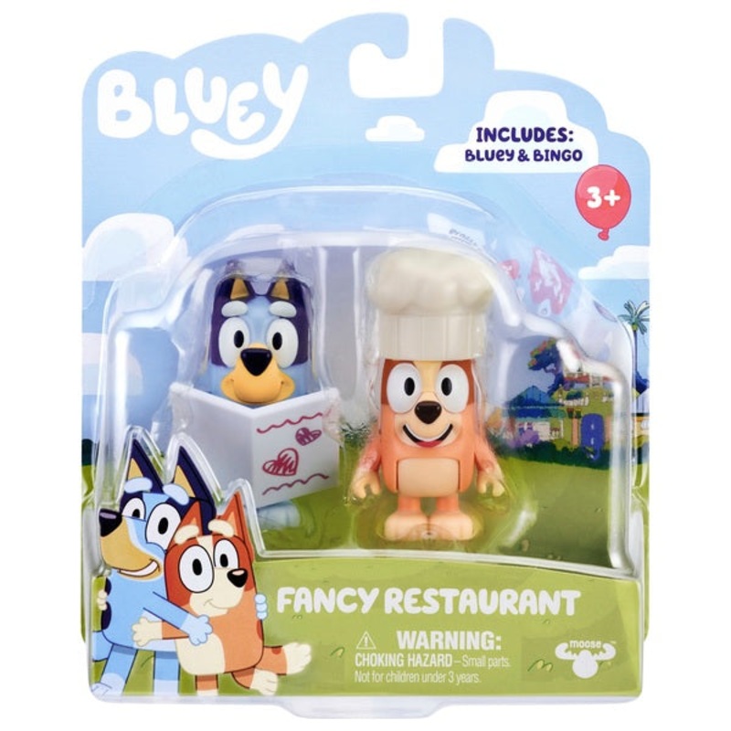 Bluey Figure 2 Pack - Fancy Restaurant