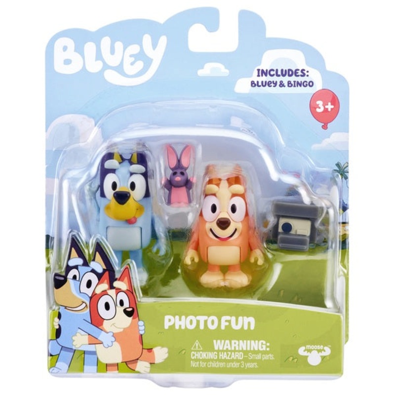 Bluey Figure 2 Pack - Photo Fun