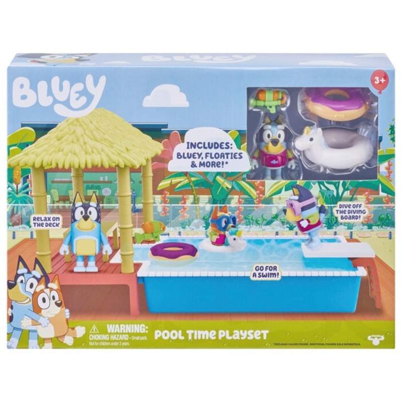 Bluey Pool Time Playset