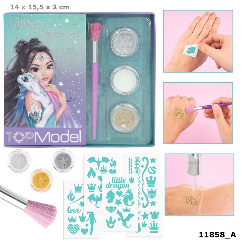 TOPModel Glitter Tattoo Set