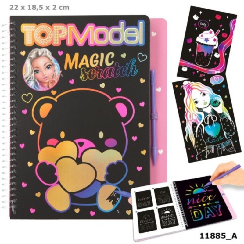 TOPModel Magic Scratch Book