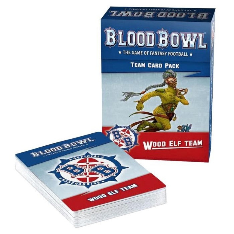 Blood Bowl Team Card Pack - Wood Elf Team 200-70