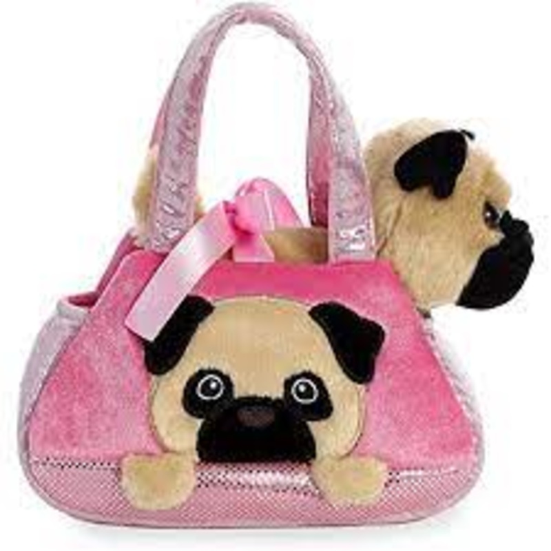 Aurora Fancy Pals Bag - Peek-a-Boo Pug