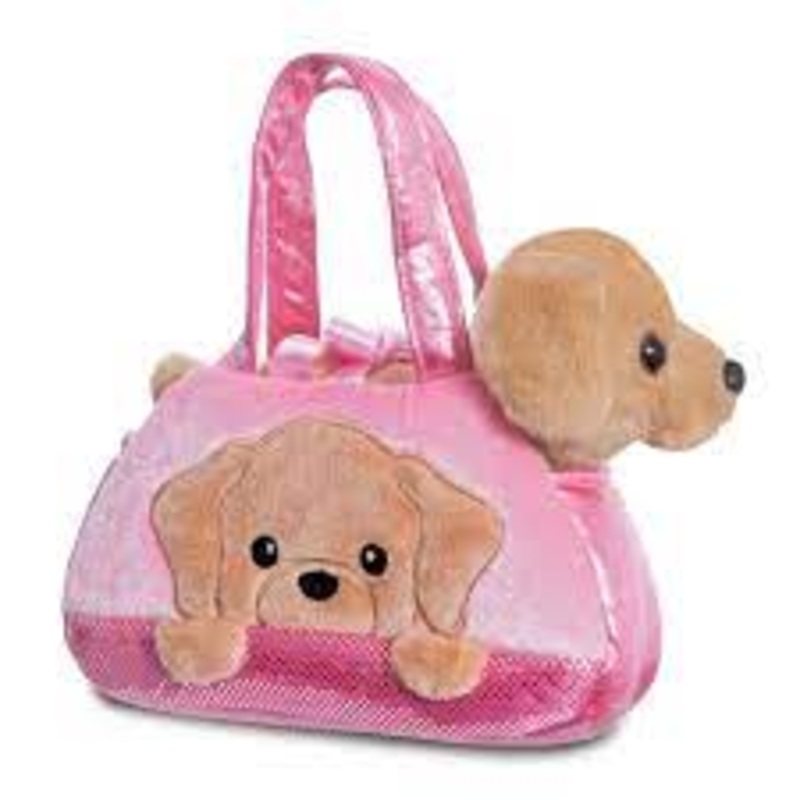 Aurora Fancy Pals Peek A Boo Labrador Bag
