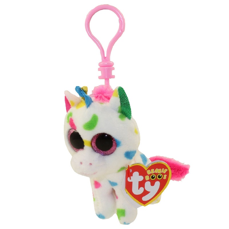 TY Beanie Boos Key Clip - Harmonie Unicorn