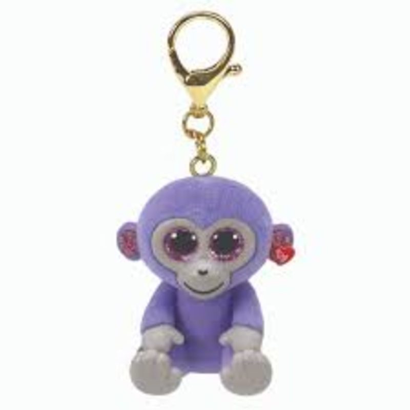 TY Mini Boos Keyring - Grapes Monkey