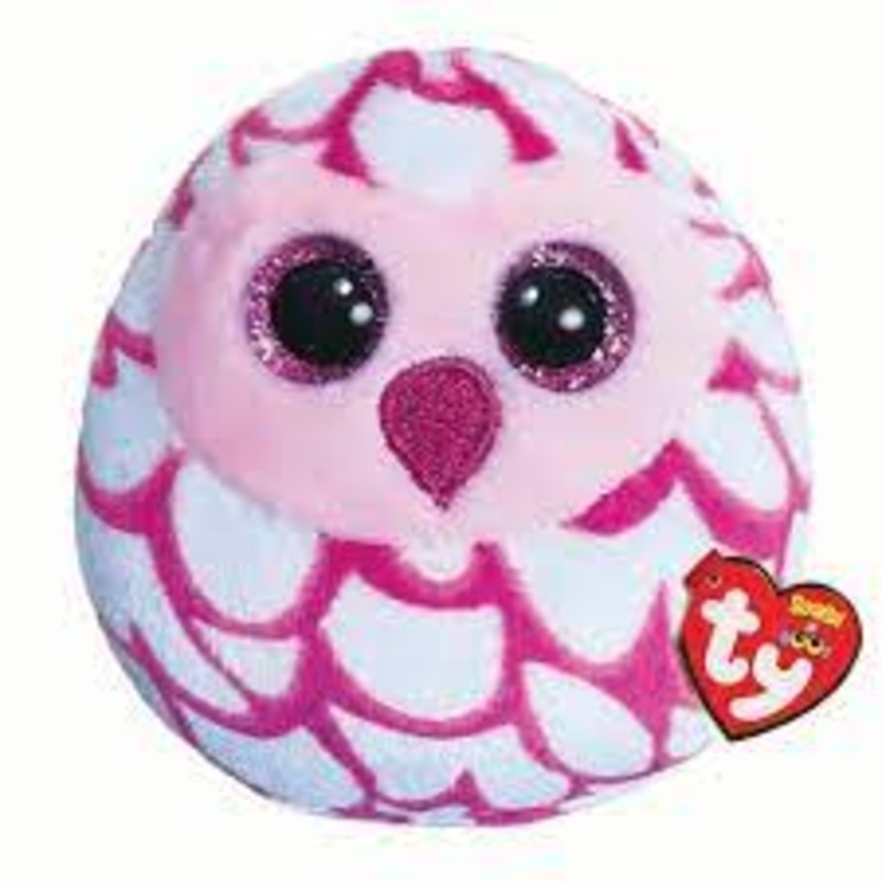 TY Squish-A-Boo Mini - Pinky Owl