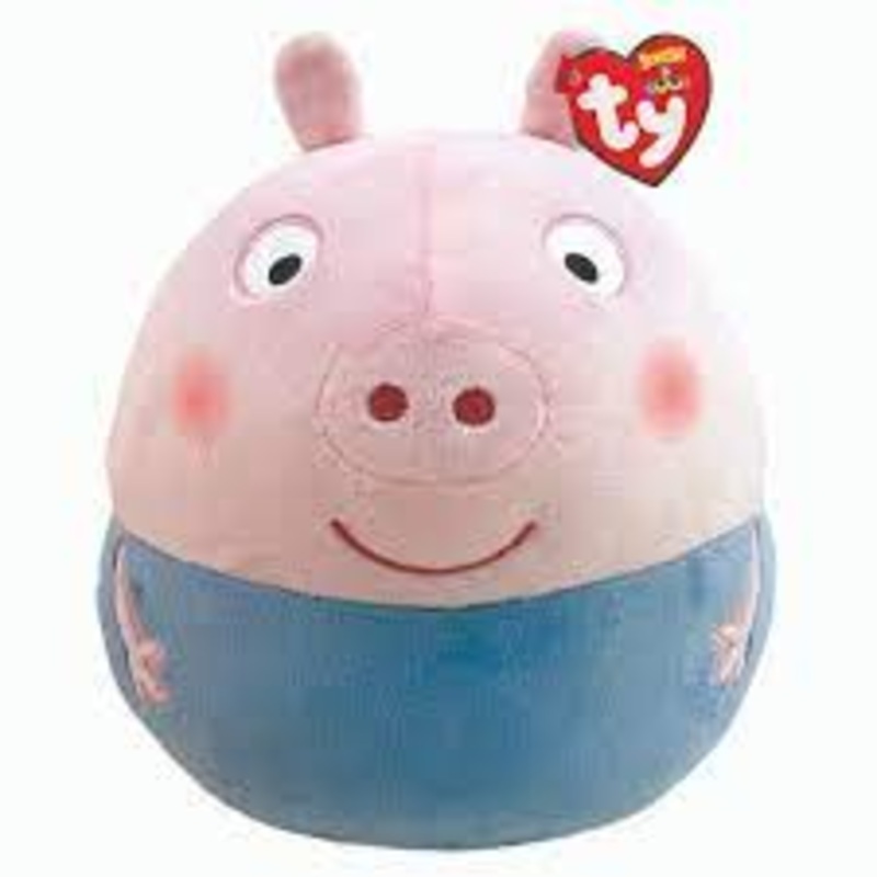 TY Squish-A-Boos - 14" George Pig