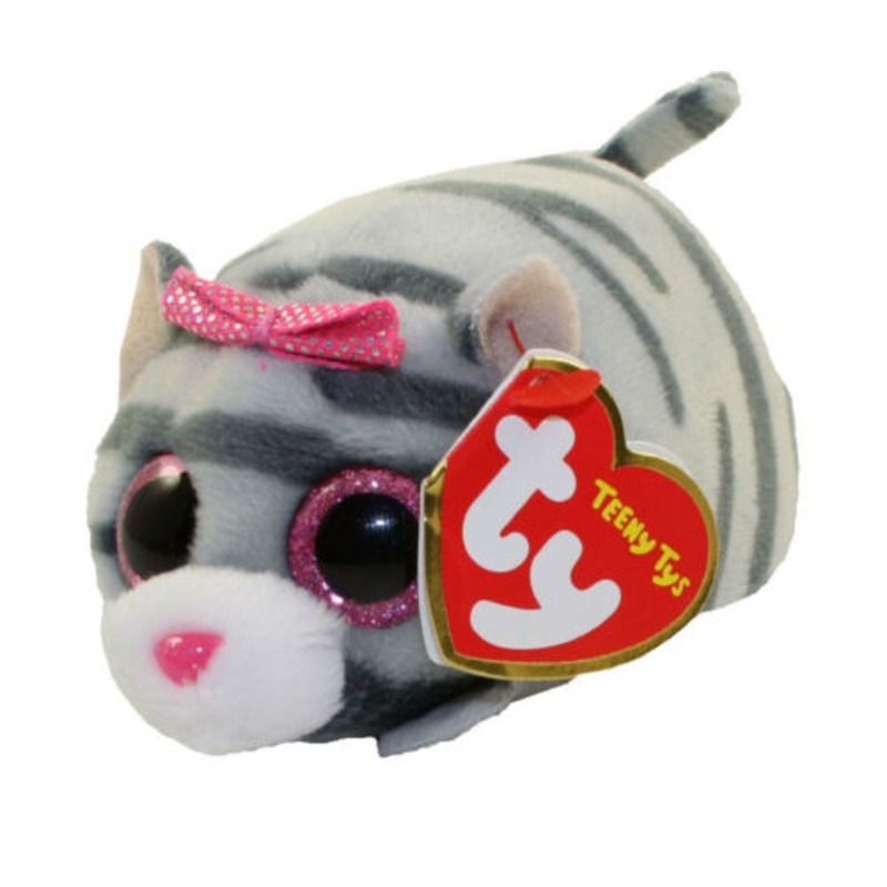 TY Teeny Tys - Cassie Grey Cat