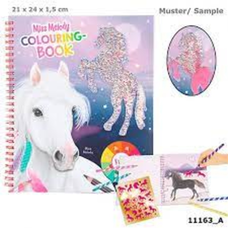 TOPModel Miss Melody Colouring Book
