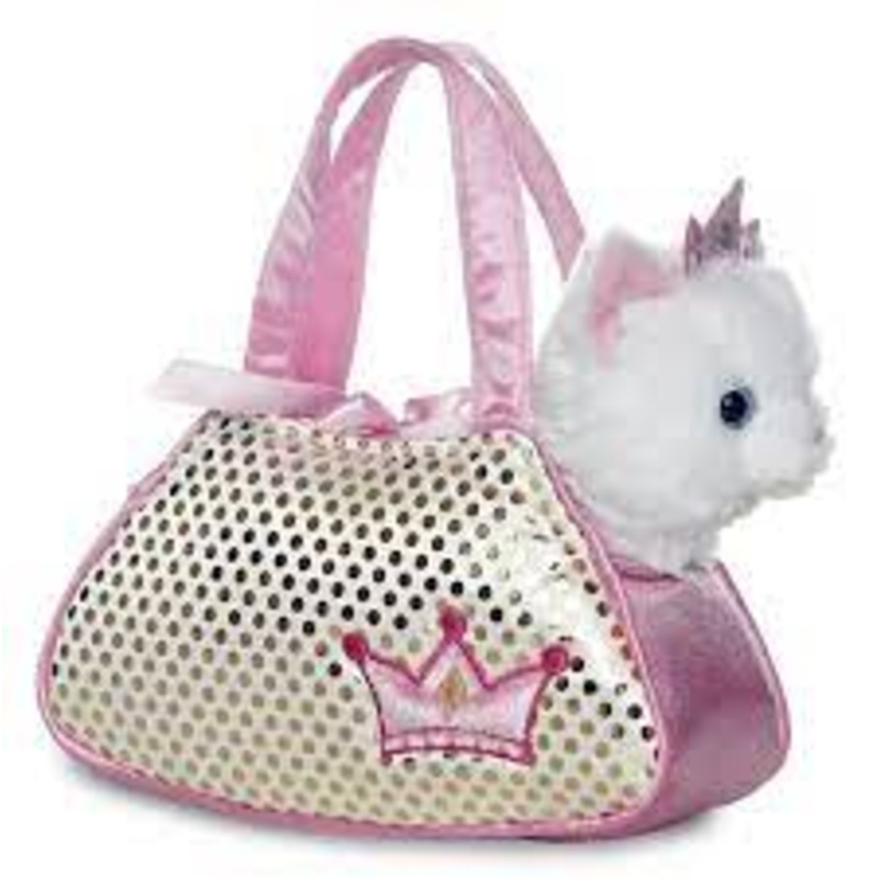 Aurora Fancy Pals Bag Peek-A-Boo White Cat