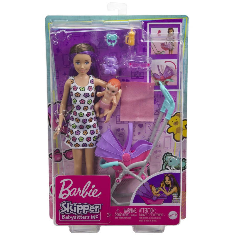 Barbie Skipper Babysitter with Stroller