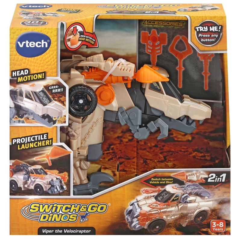 VTech Switch & Go Dinos - Viper The Velociraptor
