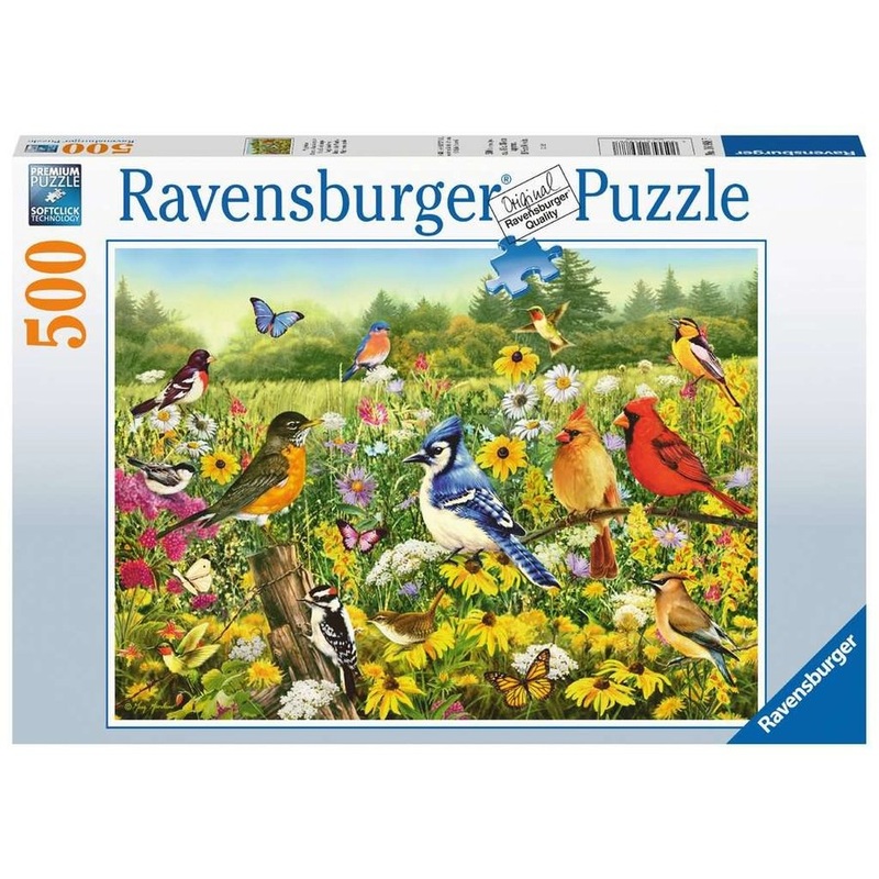Birds In The Meadow 500pc Puzzle