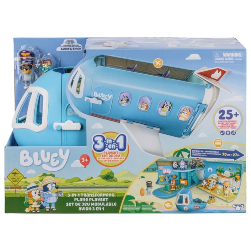 Bluey 3 In 1 Transforming Plane