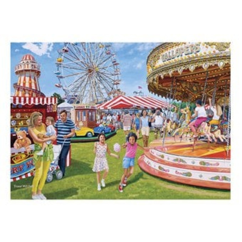 Vintage Fairground Fun 1000pc Puzzle