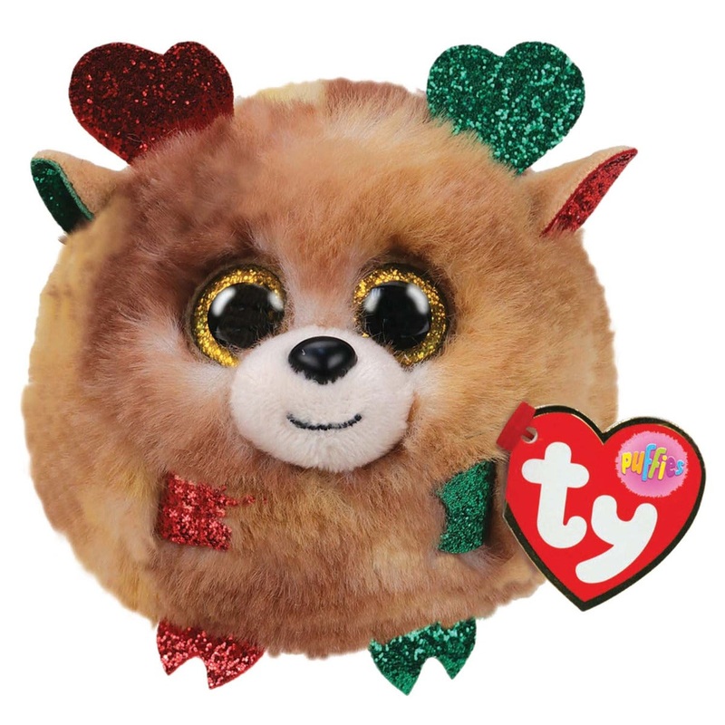 TY Puffies - Fudge Reindeer